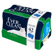 蓝标铂钻（EverClean）猫砂宠物膨润土猫砂 进口猫厕所幼猫成猫结团活性炭低敏砂42磅 清香猫砂（绿白标）42磅