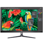 KOIOS K2722UD 27英寸4K HDR 窄边框 IPS 广色域  设计家用 专业电脑显示器 黑色