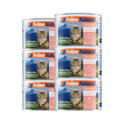 K9 Natural 新西兰进口猫零食猫罐头 成幼猫通用主食罐头羊心帝王鲑170g*6