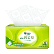 心相印抽纸【肖战同款】云感柔肤 真S码3层100抽*6包 纸巾