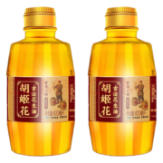 京东特价：胡姬花 古法小榨花生油 400mlX2瓶