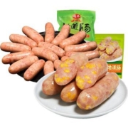 雄丰 原味+黑椒味+玉米肠火山石烤肠 4斤