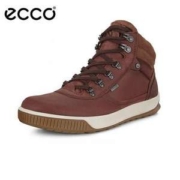 US10-10.5码，ECCO 爱步 Byway Tred 步威系列 男士GTX防水真皮户外短靴 501834