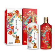 茅台 喜宴（优雅白+中国红）酱香型白酒 43度 500ml*2瓶 组合装