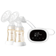 十月结晶吸奶器电动吸奶器双边吸乳器集奶器孕产妇按摩吸乳宽口奶瓶挤奶器