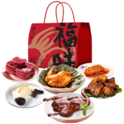 知味观 年货礼盒 知味福味 熟食腊味 中华老字号 春节过年送礼品1810g