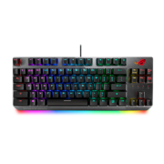 ROG游侠NX TKL 机械键盘87键盘布局 有线键盘 游戏键盘  NX冰川蓝轴 RGB背光