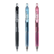 日本UNI三菱UMN105 Signo系列0.5mm经典办公用按挚式中性水笔 黑色(B)