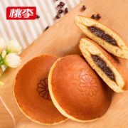 桃李 豆沙馅夹心铜锣烧 700g