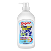贝亲（Pigeon） 奶瓶果蔬清洗剂 婴儿奶瓶清洁液洗洁精 奶瓶植物性原料  奶瓶刷奶嘴刷 日本原装 奶瓶清洗剂800ml 12111