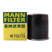 曼牌(MANNFILTER)机油滤清器机油滤芯机滤W712/73适用马自达6/3/CX-7/福克斯/蒙迪欧/致胜/麦柯斯奔腾B70睿翼