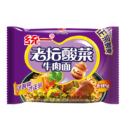 京东特价app、亲子会员: 统一 老坛酸菜牛肉面 100g/5包