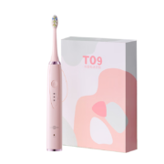 博皓（prooral） 声波电动牙刷 成人无线感应充电软毛情侣震动牙刷 T09 配便携盒 棉云粉
