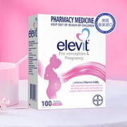 史低囤货价！德国拜耳旗下，Elevit 爱乐维 孕期复合维生素叶酸片100粒