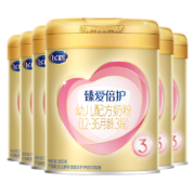 plus会员: 飞鹤 臻爱倍护超级飞帆幼儿配方奶粉 3段 300g*6罐装