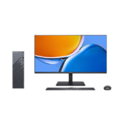 华为台式电脑主机MateStation S(7nm锐龙八核R7-4700G 16G+512G DDR4双通道内存)23.8英寸悦影版 指纹解锁