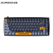 双12预售：DURGOD 杜伽 Hi Keys 3模机械键盘 87键 茶轴