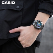 卡西欧（CASIO） G-SHOCK 小钢炮款GM-110系列  时尚运动男表防水防震 GM-110B-1APR-200M防水