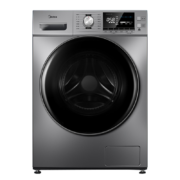 美的（Midea）京品家电滚筒洗衣机 家用10公斤低噪变频节能 双重蒸汽除菌除螨 洗衣机全自动 滚筒不带烘干