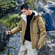 10日20点：SNOWFLYING 雪中飞 城野露营系列 男士短款羽绒服 X20140813