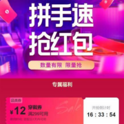 7日10点、即享好券：唯品会双12 满299-12元 穿戴品类券