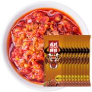 虎邦 辣椒酱  鲁西牛肉辣酱15g*10袋 小袋随身装香辣鲜辣下饭调味酱