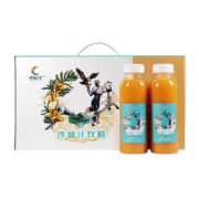 棘鲜丰 新疆天山沙棘汁 富含VC天然果汁 酸甜可口爽口解腻饮料 原浆鲜榨口感顺滑解暑解渴饮品 【瓶装】300mL*12瓶