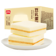 【店长推荐】盼盼 法式小面包懒人速食夜宵送礼点心休闲零食早餐面包食品代餐 11.9】盼盼网红豆乳蛋糕256g