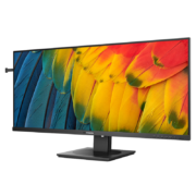 飞利浦 40英寸 带鱼屏显示器 21:9 IPS面板 120Hz HDR400 Type-C 100W反向充电 内置音箱电脑显示屏40B1U5600