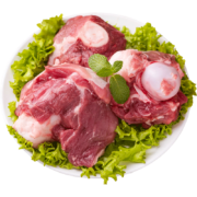 龙大肉食 国产猪棒骨块1kg 冷冻免切猪腿骨猪筒骨 出口日本级 猪骨
