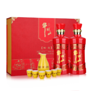 牛栏山  鸿运老酒 浓香型白酒 鸿运老酒 52度 500ML*2瓶 礼盒装