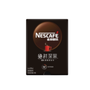雀巢（Nestle）速溶咖啡 绝对深黑 深度烘焙 纯粹无酸 盒装1.8g*30包 胡宇桐同款