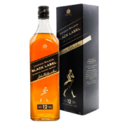 尊尼获加（JOHNNIE WALKER） 黑方 黑牌 12年 苏格兰 调和型 威士忌 洋酒 1000ml 年货 送礼