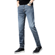 plus会员：真维斯 Jeanswest 新款加绒时尚牛仔裤