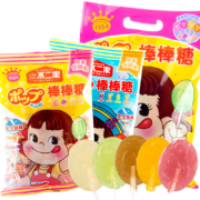 京东特价APP、需购券：不二家 水果味棒棒糖20支 蜜桃+葡萄+蜜瓜+香橙 125g