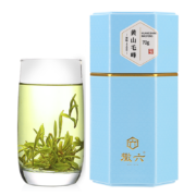 徽六茶叶明前绿茶黄山毛峰70g 头采春茶嫩芽毛尖寻味1200毛峰2022新茶