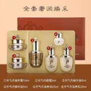 WHOO 后 天气丹花献光彩紧颜6件套（面霜10ml+眼霜5ml+精华液8ml+精华油5ml+滋养液25ml+滋养乳25ml）