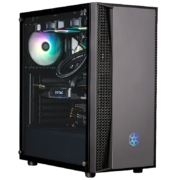 银欣（SilverStone）法拉Fara B1 ATX中塔机箱 (支持240水冷排/高性价比） Fara B1玻璃侧透