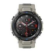 Amazfit 跃我 T-Rex Pro 沙漠白 四星三模定位 100米防水 心率监测 18天长续航智能运动手表男女华米科技出品