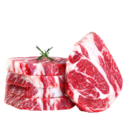 淳鲜四季X京东PLUS会员联名款 安格斯M3原切上脑牛排套餐1kg 冷冻牛肉生鲜