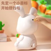 竺古力新年礼物兔子存钱罐小白兔儿童玩具储蓄罐礼品摆件创意彩盒 兔子存钱罐（开窗盒）