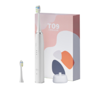 博皓（prooral） T09电动牙刷成人充电式声波震动全自动软毛美白防水护牙可做情侣牙刷多模式洁牙 柔云白