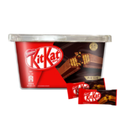 雀巢（Nestle） 奇巧KitKat 威化黑巧克力18块 办公室下午茶碗装216g 节日礼物