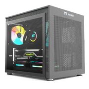 Thermaltake 曜越 钢影小钢炮 M-ATX 迷你电脑机箱 钛灰