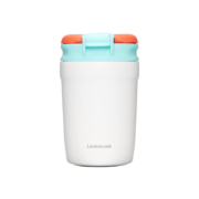 乐扣乐扣（LOCK&LOCK）明星同款小咖啡手持杯学生商务保温杯  320ML LHC4290YRED