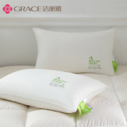 PLUS会员：GRACE 洁丽雅 枕头枕芯套装 一对 48*74cm