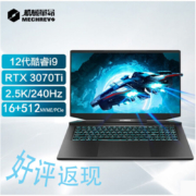 MECHREVO 机械革命 旷世 17.3英寸游戏本（i9-12900H、32GB、512GB、RTX 3070 Ti）