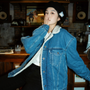 Levi's 李维斯 银标系列 男士仿羊羔绒牛仔夹克 A3180