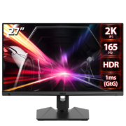 微星(MSI)27英寸显示器 2k 原生165Hz FastIPS 电脑游戏显示屏 炫光 旋转升降 小金刚MAX MAG274QRF-QD