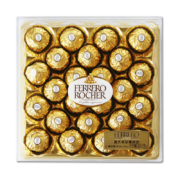 费列罗(FERRERO)榛果威化糖果巧克力制品 婚庆喜糖零食 节日团聚送礼 24粒礼盒装300g（新老款随机发货）